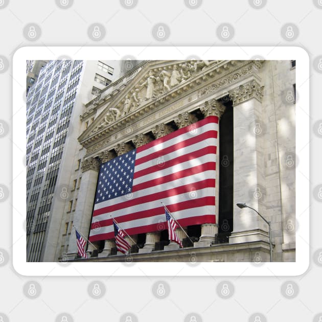 New York Stock Exchange Sticker by Design A Studios